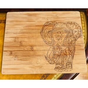 Simply Bamboo Valencia Cutting Board Butcher Block Chopping Board 14.5" X 12"